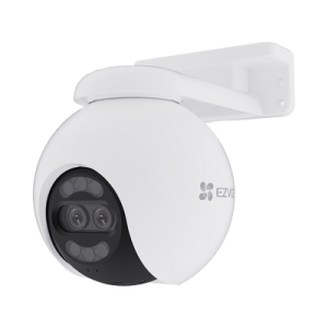 cámara pt / wi fi / lente dual / panorámica 360° / resolución 4k / visión nocturna colorfull / ia detección de humanos y vehiculos / alarma con sirena y luz / ip65