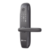 cerradura inteligente / protocolo zigbee / códigos temporales para visitantes / lectura de huella / lectura de tag / contraseña / botón para timbrar / alarma anti intrusión / uso en interior / incluye hub