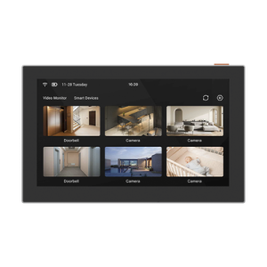 pantalla inalámbrica / con batería recargable 4600mah / wi fi / ideal para escritorio o pared / vista en vivo de cámaras ezviz / compatible con videoportero cs hp7 para ver cámara y apertura remota / audio de dos vías