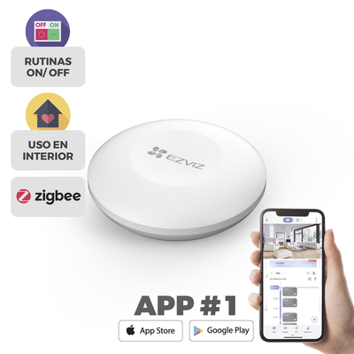 botón de emergencia inalambrico / compatible con kit de alarmas ezviz / protocolo zigbee botón de emergencia inalambrico / compatible con kit de alarmas ezviz / protocolo zigbee