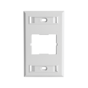 placa de pared ct, para un acoplador, color blanco