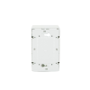 caja de montaje superficial, para placas de pared (face plates), color blanco