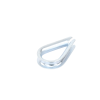 cuello/ guardacabo/ rozadera para cable de 1/4" de acero galv. por inmersión.