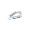 guardacabos/cuello 1/4" acero con electro galvanizado.
