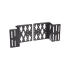kit de soportes para instalación de pdus verticales, en racks de 4 postes de panduit, color negro