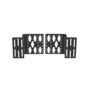 kit de soportes para instalación de pdus verticales, en racks de 4 postes de panduit, color negro
