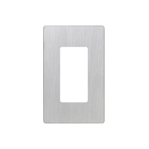 tapa color metálico para interruptor o dimmer lutron, 1 gang, limpio y moderno