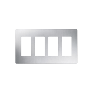 placa de pared, color ss 4 espacios