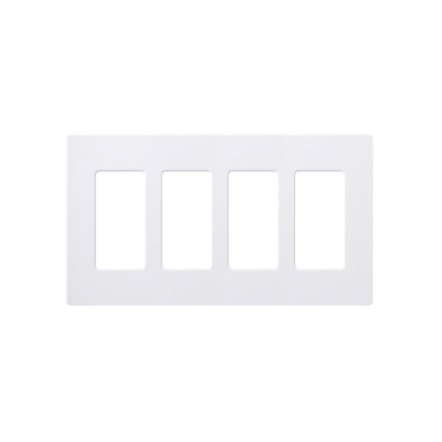 placa de pared 4 espacios, color blanco, para atenuador (dimmer), switch ó control remoto pico inalámbrico placa de pared 4 espacios, color blanco, para atenuador (dimmer), switch ó control remoto pico inalámbrico