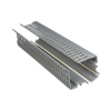 canaleta para cable en esquina, 5.33" x 4.58", 6 pies, color gris