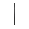 organizador vertical in cabinet, sencillo (solo frontal), para uso con gabinetes panduit, 40 ur, 4.2 in de ancho, color negro