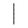 organizador vertical in cabinet, sencillo (solo frontal), para uso con gabinetes panduit, 40 ur, 4.2 in de ancho, color negro