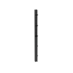 organizador vertical in cabinet, sencillo (solo frontal), para uso con gabinetes panduit, 40 ur, 4.2 in de ancho, color negro