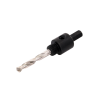 Árbol adaptador de 3/8 para broca sierra de 9/16" a 1 1/8".