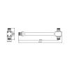 divisor reactivo de 2 vias 575 2700mhz 300w 161dbc 4.3 10 ip68