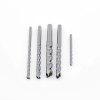 juego de 5 pzas. de broca para concreto, zanco recto (3/16", 1/4", 5/16", 3/8" y 1/2").