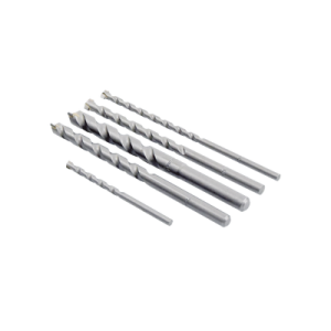 juego de 5 pzas. de broca para concreto, zanco recto (3/16", 1/4", 5/16", 3/8" y 1/2").