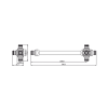 divisor reactivo de 4 vias 575 2700mhz 300w 161dbc 4.3 10 ip68