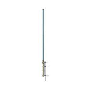 antena colineal omnidireccional 806 869 mhz, 10 db, 63 mhz de ancho de banda, 500 watt, din 7 16 hembra.