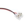 cable de alimentación con conector macho a bloque de terminal atornillable / calibre 18 awg / longitud 28.5 cm / ideal para alimentacion de cámaras.