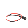 cable con conector hembra, alimentación para vcc con puntas libres.