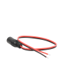 cable con conector hembra, alimentación para vcc con puntas libres.
