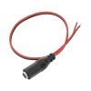 cable con conector hembra, alimentación para vcc con puntas libres.