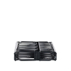 organizador de cables horizontal cabletek, sencillo (solo frontal), para rack de 19in, 2ur