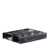 organizador de cables horizontal cabletek, sencillo (solo frontal), para rack de 19in, 2ur