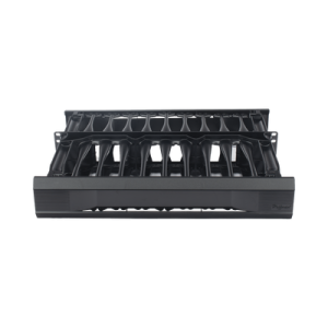 organizador de cables horizontal cabletek, sencillo (solo frontal), para rack de 19in, 2ur