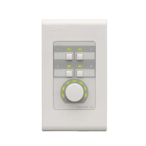 panel de control digital | 1 volumen | 4 switches configurables | compatible con procesadores serie ma, pa, y mtx