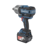 llave de impacto inalámbrica de 20v, entrada de 3/4 in, incluye 2 baterías de 6ah, cargador y estuche