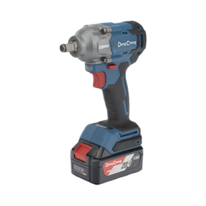 llave de impacto inalámbrica de 20 v, incluye 2 baterías de 4.0 ah, cargador y estuche plástico.