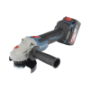 amoladora angular de 20vcc, disco de 4 1/2 in, incluye 2 baterías de 4.0ah, cargador y estuche