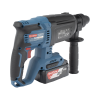 martillo perforador inalámbrico sds plus, incluye 2 baterías 20v, 4.0 ah, cargador y estuche
