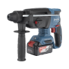 martillo perforador inalámbrico sds plus, incluye 2 baterías 20v, 4.0 ah, cargador y estuche