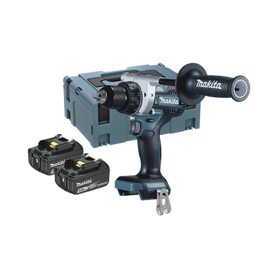 taladro atornillador bl 18 v 5 ah lxt 130 nm 2 velocidades (0 550 0 2100 rpm). incluye 2 baterías de 18 v, cargador rápido, 2 puntas doble y maletín makpac. taladro atornillador bl 18 v 5 ah lxt 130 nm 2 velocidades (0 550 0 2100 rpm). incluye 2 baterías de 18 v, cargador rápido, 2 puntas doble y maletín makpac.