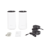 kit 2 routers inalámbricos mesh interior para hogar / doble banda wi fi 5 ac1200 mbps / 2 puerto gigabit wan/lan / 2 antenas internas / administración mediante la app deco (ios, android)