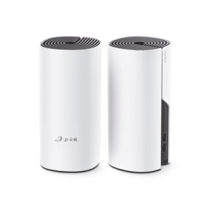 kit 2 routers inalámbricos mesh interior para hogar / doble banda wi fi 5 ac1200 mbps / 2 puerto gigabit wan/lan / 2 antenas internas / administración mediante la app deco (ios, android)