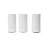 kit 3 routers inalámbricos mesh interior para hogar / doble banda wi fi 5 ac1200 mbps / 2 puerto gigabit wan/lan / 2 antenas internas / administración mediante la app deco (ios, android)