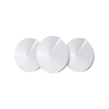 kit 3 routers inalámbricos mesh interior para hogar / doble banda wi fi 5 ac1300 mbps / 2 puerto gigabit wan/lan / 4 antenas internas / administración mediante la app deco (ios, android) / protección homecare