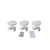 kit 3 routers inalámbricos mesh interior para hogar / doble banda wi fi 5 ac1300 mbps / 2 puerto gigabit wan/lan / 4 antenas internas / administración mediante la app deco (ios, android) / protección homecare