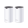 kit 2 routers inalámbricos mesh interior para hogar / doble banda wi fi 5 ac1900 mbps / 3 puerto gigabit wan/lan / 3 antenas internas / administración mediante la app deco (ios, android)