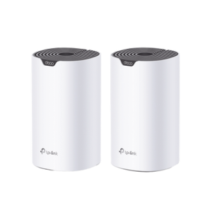 kit 2 routers inalámbricos mesh interior para hogar / doble banda wi fi 5 ac1900 mbps / 3 puerto gigabit wan/lan / 3 antenas internas / administración mediante la app deco (ios, android)