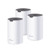 kit 3 routers inalámbricos mesh interior para hogar / doble banda wi fi 5 ac1900 mbps / 3 puerto gigabit wan/lan / 3 antenas internas / administración mediante la app deco (ios, android)
