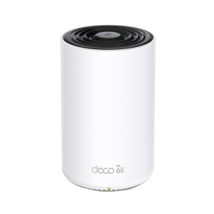 router inalámbrico mesh interior para hogar / doble banda wi fi 6e ax5400 mbps / 3 puerto gigabit wan/lan / 4 antenas internas / administración mediante la app deco (ios, android) / protección homeshield