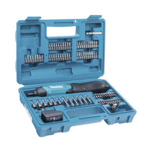 atornillador reversible (broquero 1/4) de 220 rpm con cargador usb (incluye 81 puntas).