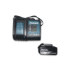 miniesmeril 115mm 4 1/2in 8.500 rpm,1 batería 18v li ion de 5.0 ah, cargador y 3 discos.