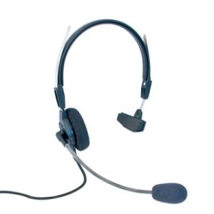 diadema micrófono / audífono estereol / uso rudo / para sistema de despacho telex