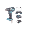 rotomartillo/taladro inalámbrico (1/2") de 1,900 rpm, 18vcc, incluye 1 batería bl1815n de 1.5ah, 1 cargador modelo dc18sd y un set de 75 pzas modelo e 06943